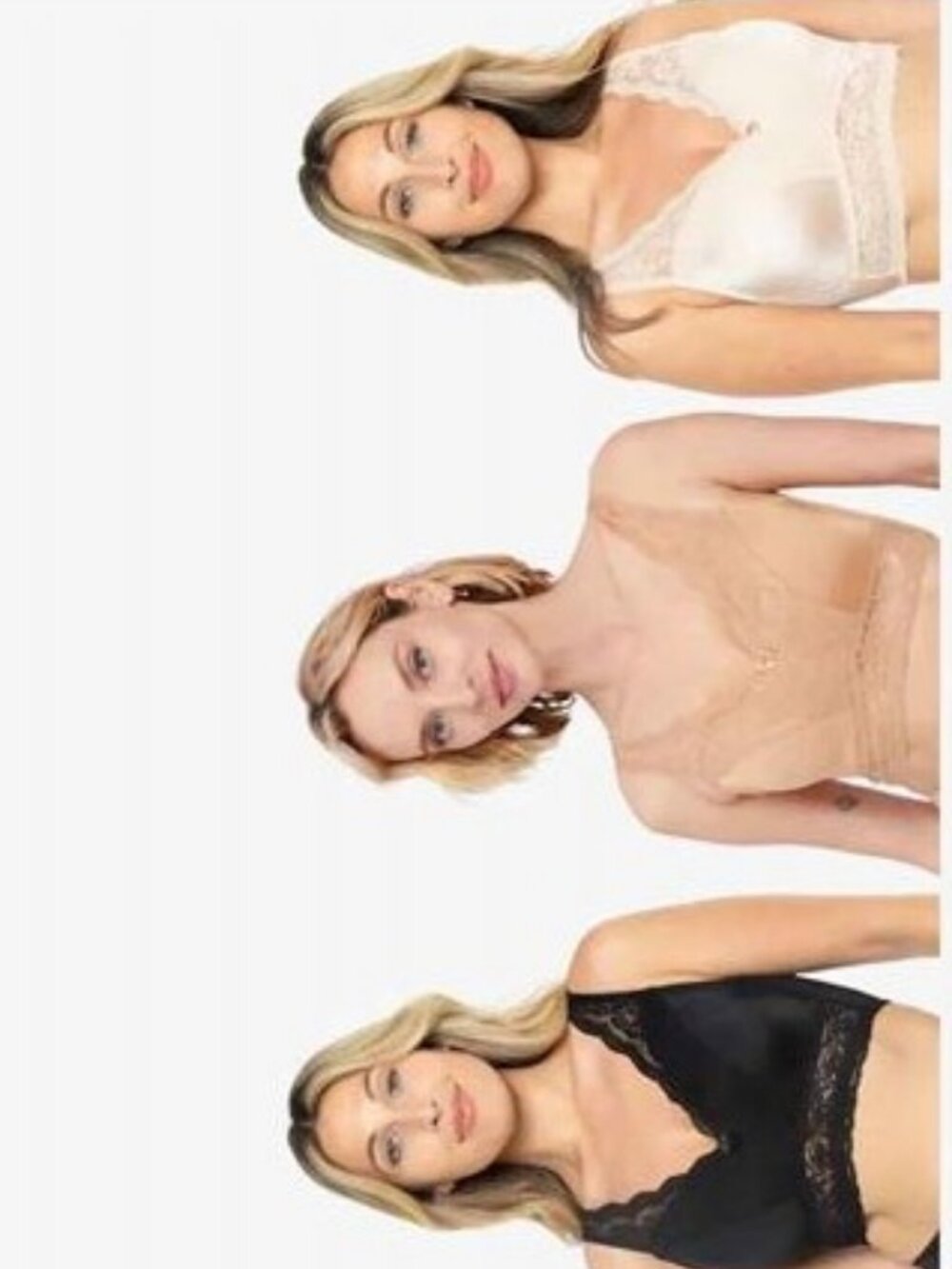 Rhonda Shear Women's 3-pack Pin Up Bra sz 3X Brand New